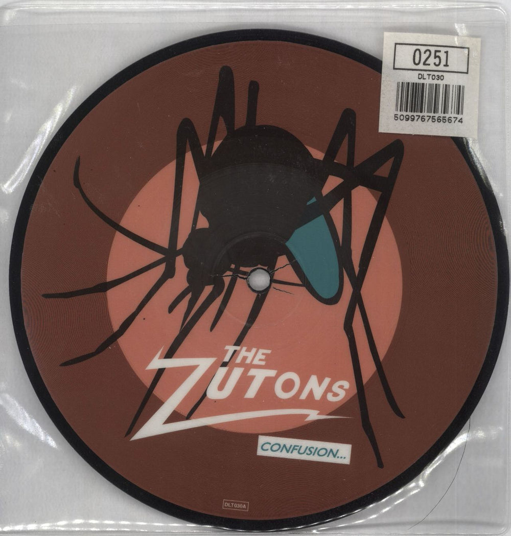 The Zutons Confusion UK 7" vinyl picture disc (7 inch picture disc single) DLT030