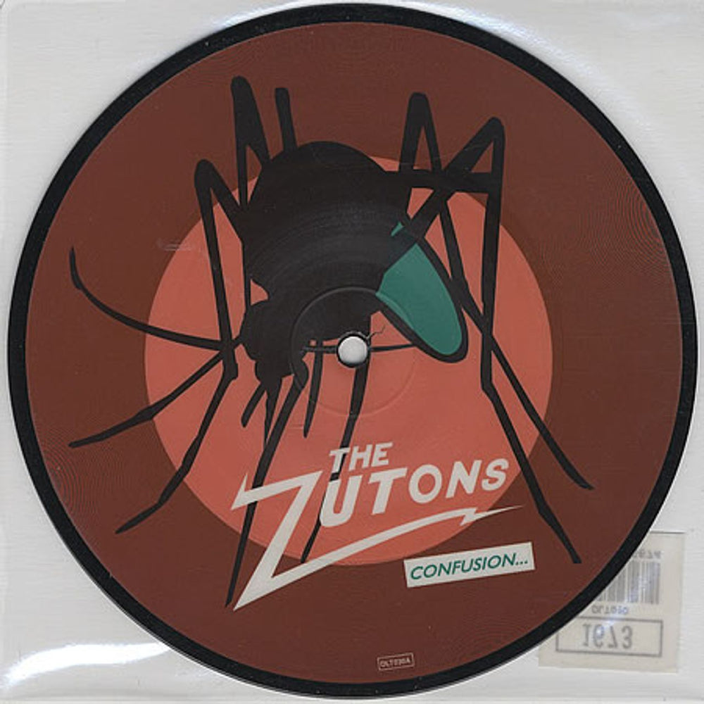 The Zutons Confusion UK 7" vinyl picture disc (7 inch picture disc single) TZT7PCO395333