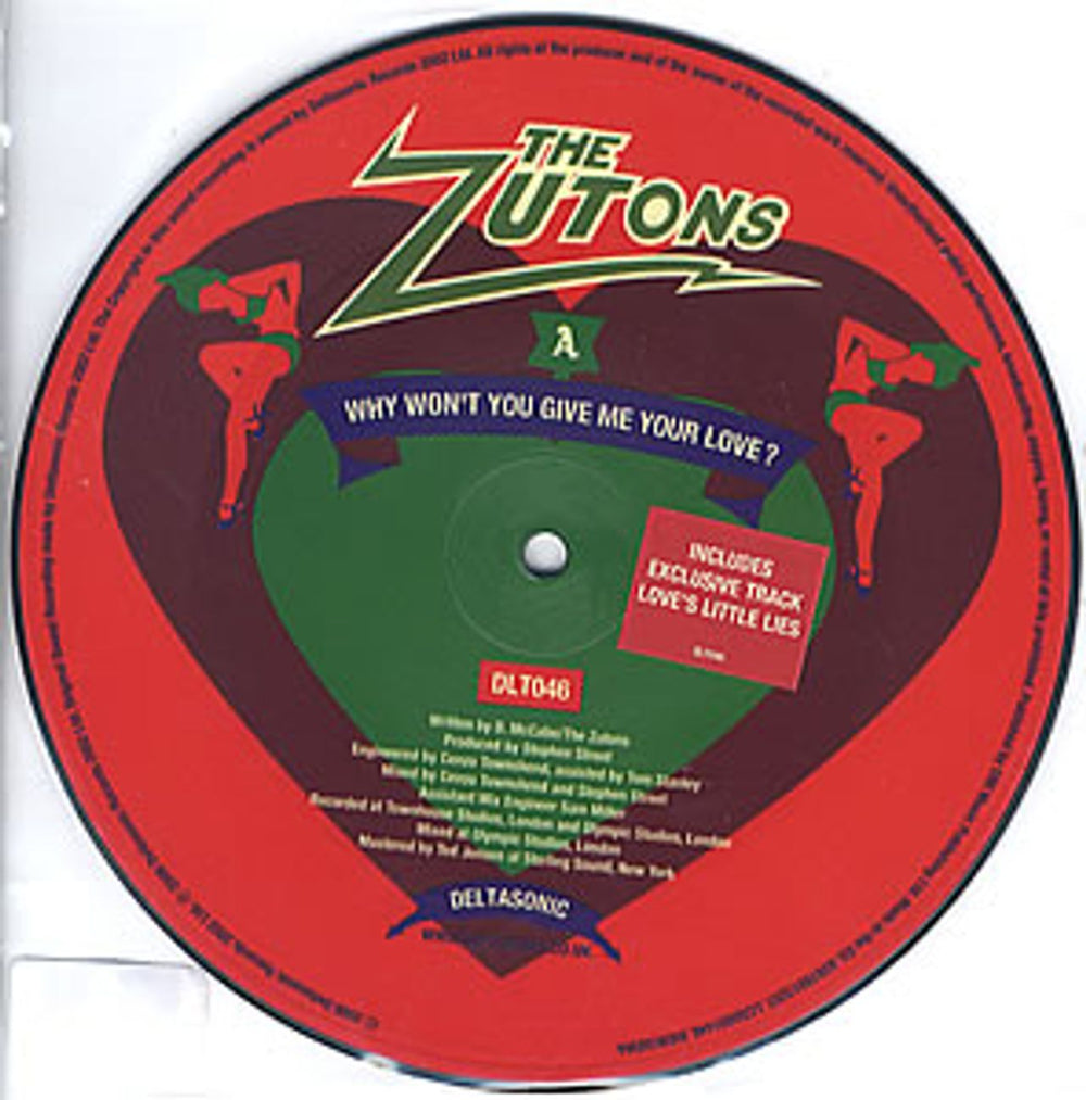 The Zutons Why Won't You Give Me Your Love UK 7" vinyl picture disc (7 inch picture disc single) DLT046