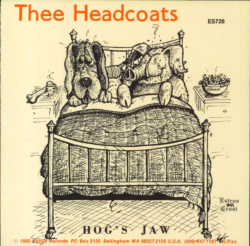 Thee Headcoats My Dear Watson US 7" vinyl single (7 inch record / 45)