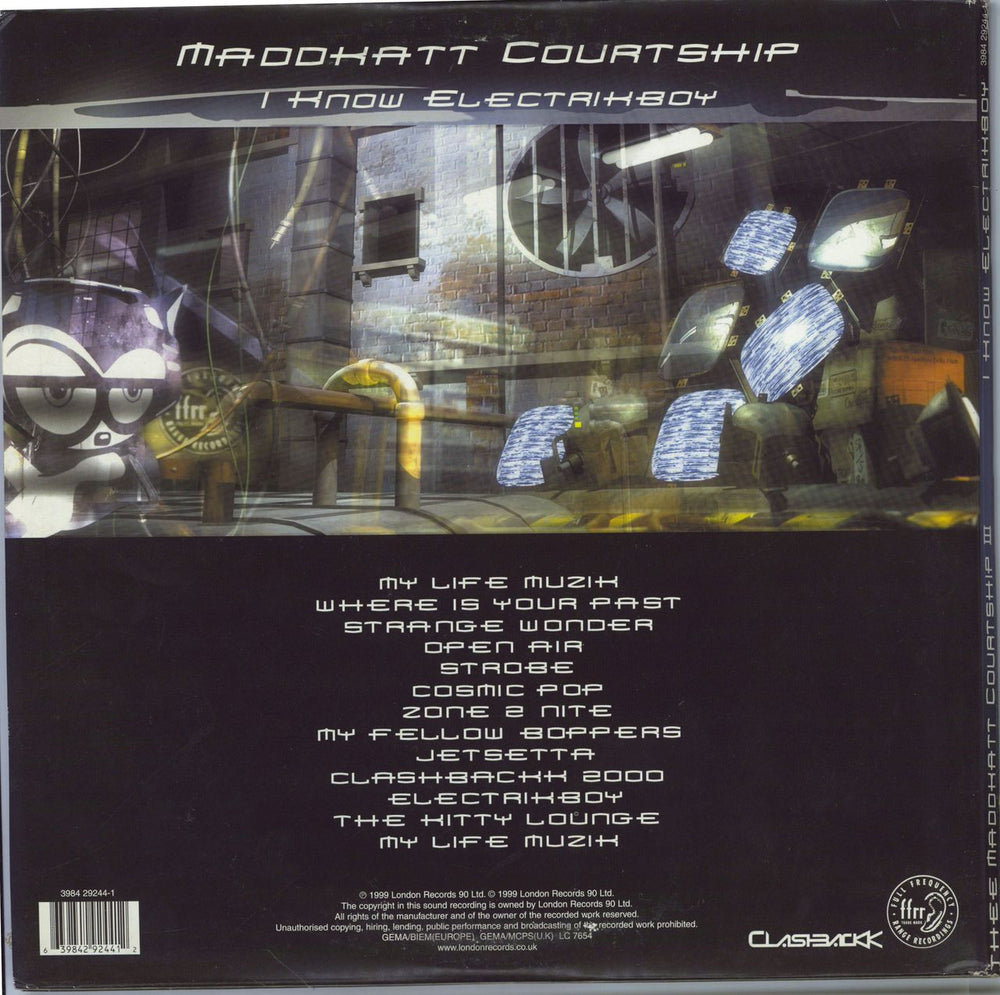 Thee Maddkatt Courtship I Know Electrikboy UK 2-LP vinyl record set (Double LP Album) 639842924412