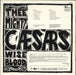 Thee Mighty Caesars Wiseblood UK vinyl LP album (LP record)
