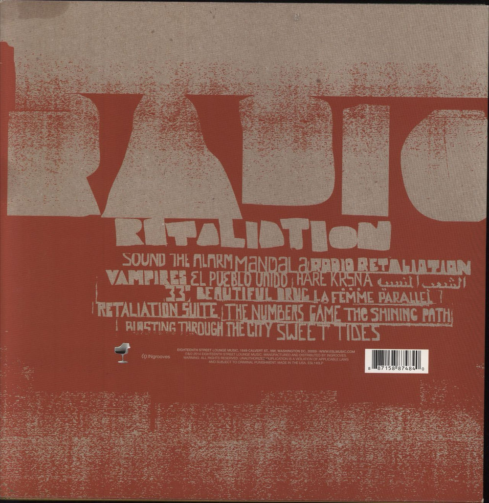 Thievery Corporation Radio Retaliation US 2-LP vinyl record set (Double LP Album) 887158874840