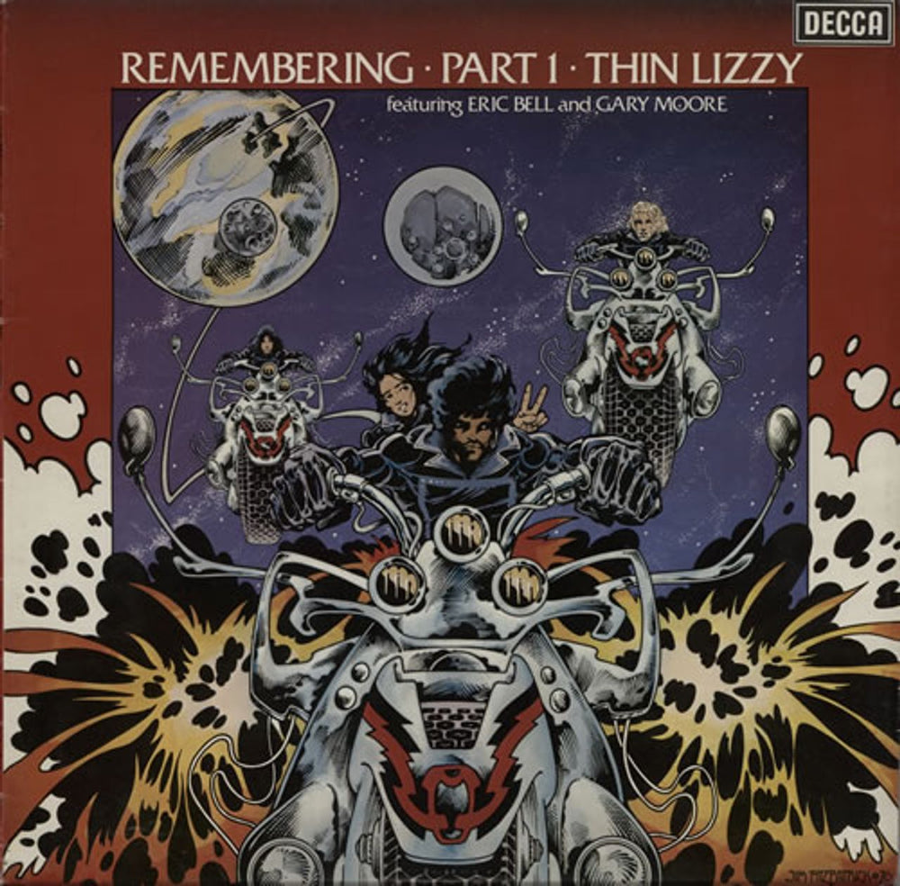 Thin Lizzy Remembering Part 1 UK vinyl LP album (LP record) SKL5249