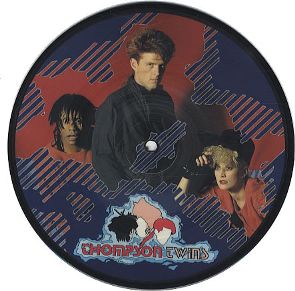 Thompson Twins Hold Me Now UK 7" vinyl picture disc (7 inch picture disc single) TWIPD2