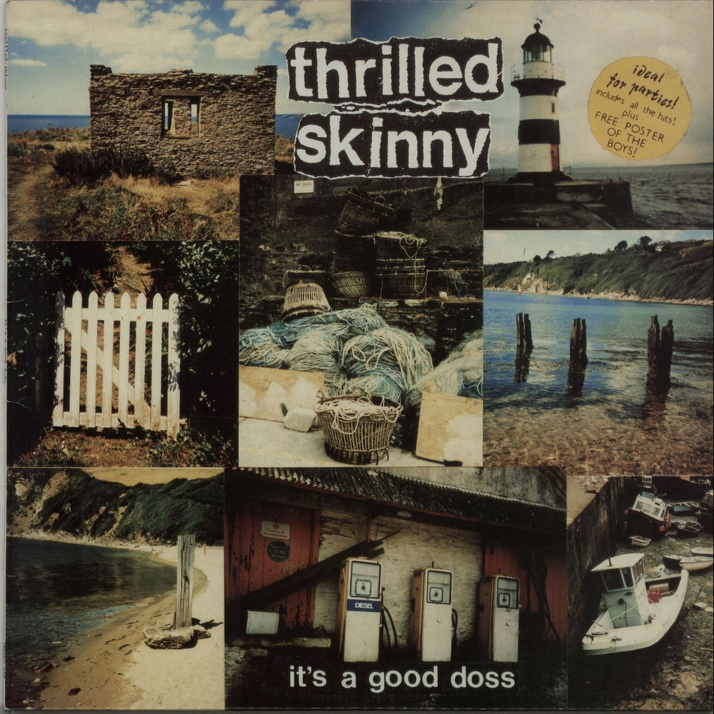 Thrilled Skinny It's A Good Doss UK vinyl LP album (LP record) HUNCH007