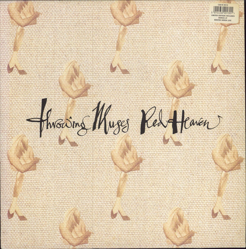 Throwing Muses Red Heaven + Bonus EP UK vinyl LP album (LP record) CADD2013