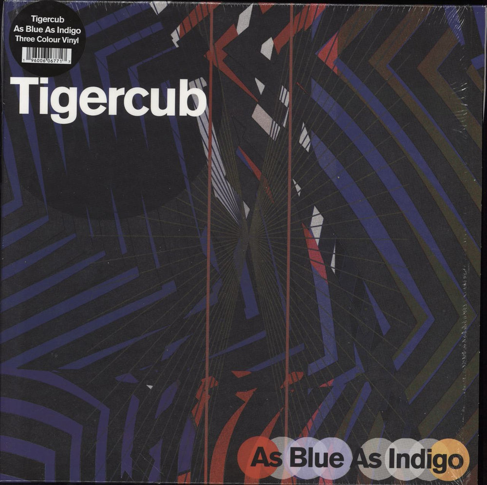 Tigercub As Blue As Indigo - Tri-Colour Vinyl + Red Flexi - Numbered UK vinyl LP album (LP record) BLAME004LTD