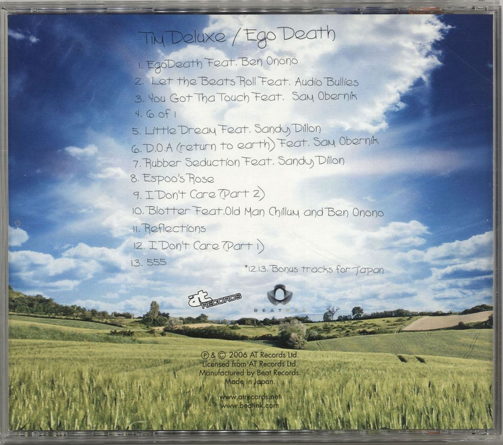 Tim Deluxe Ego Death + Obi Japanese CD album (CDLP) 4523132712574