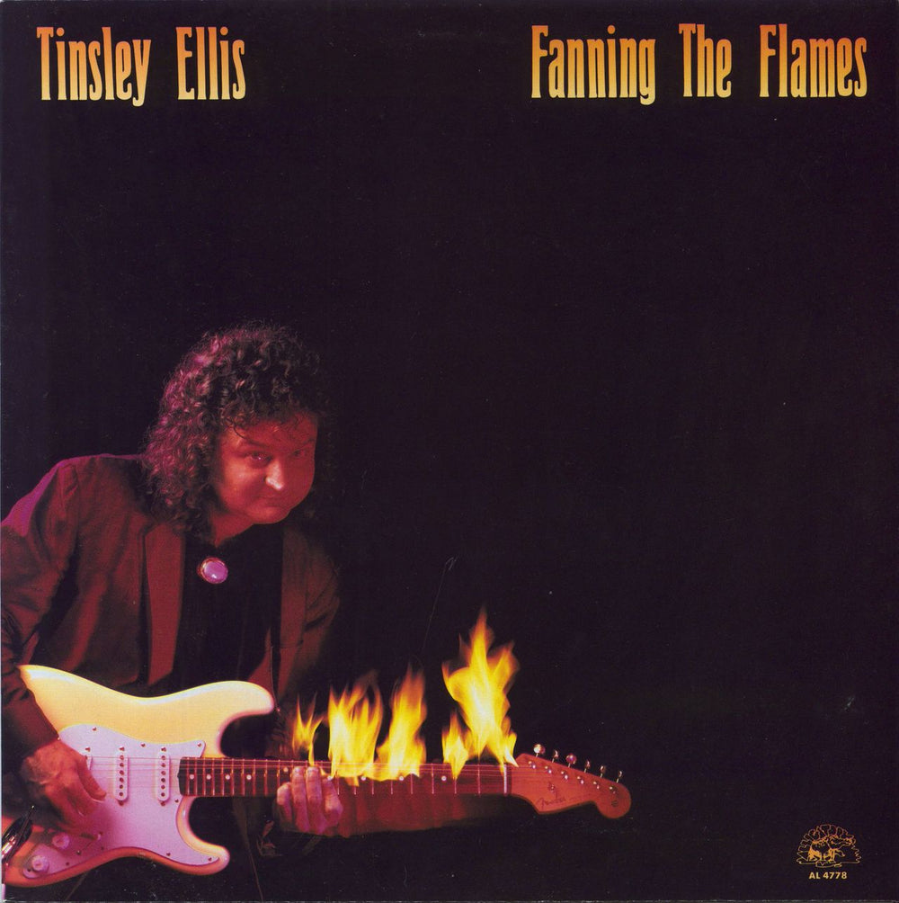 Tinsley Ellis Fanning The Flames US vinyl LP album (LP record) AL4778