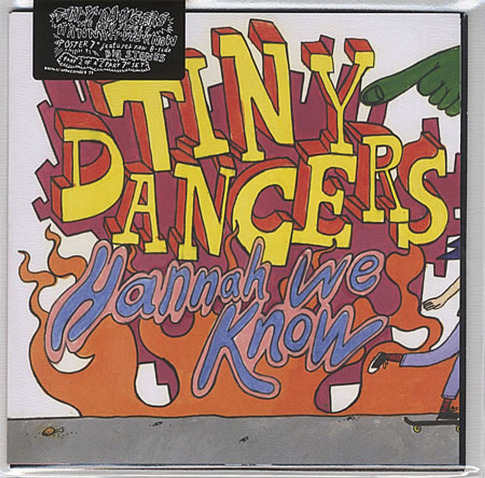 Tiny Dancers Hannah, We Know UK 7" vinyl single (7 inch record / 45) RS6740