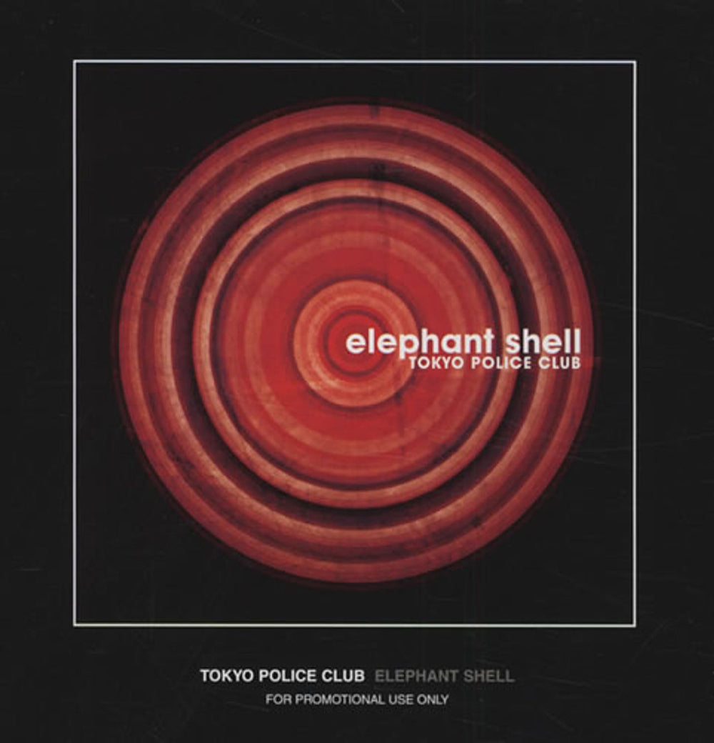 Tokyo Police Club Elephant Shell US Promo CD album (CDLP) LBJ-116PR