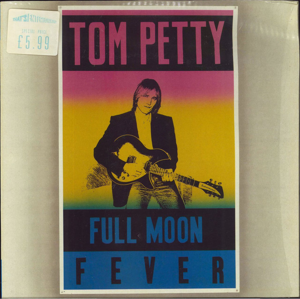 Tom Petty & The Heartbreakers Full Moon Fever - Shrink UK vinyl LP album (LP record) MCG6034