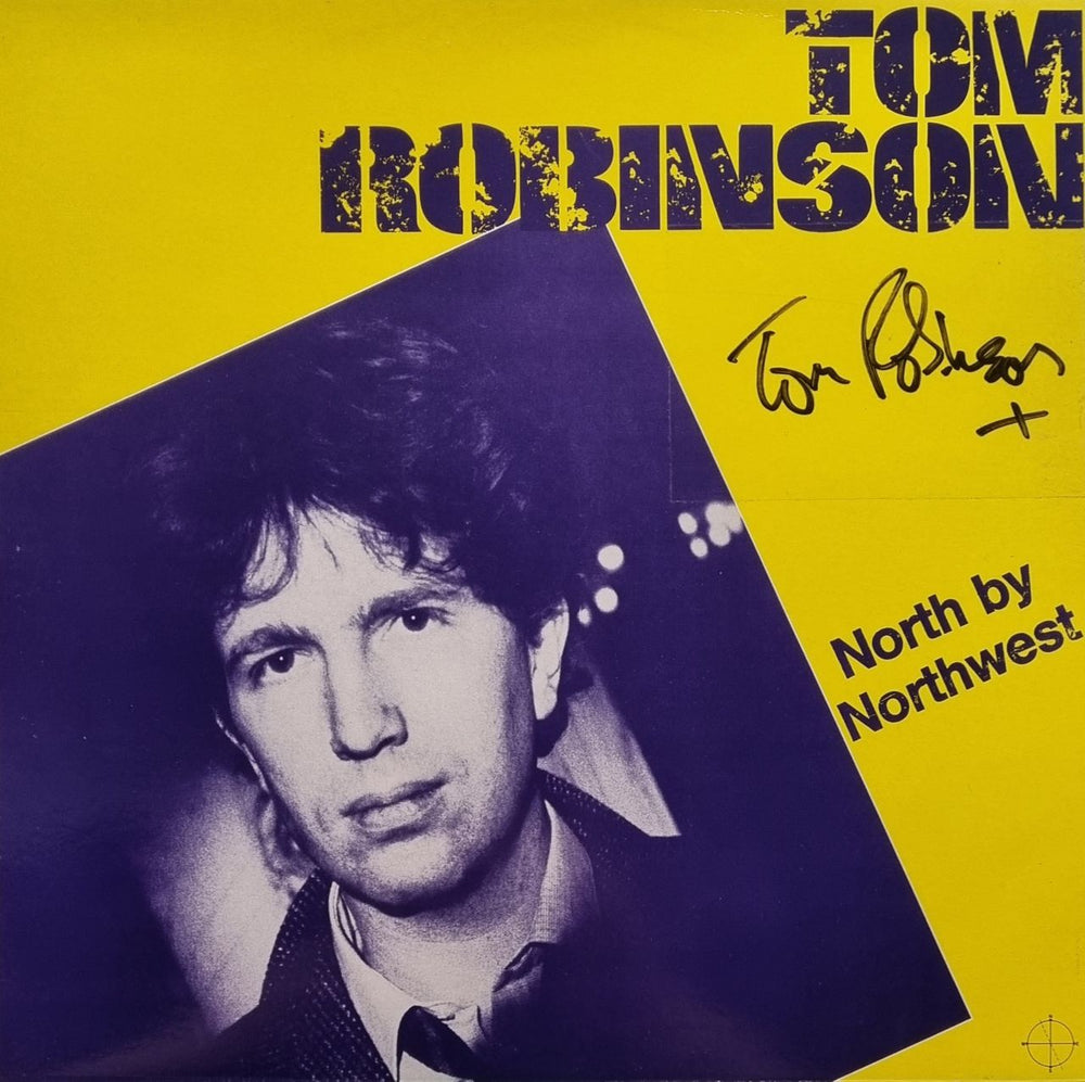 Tom Robinson North By Northwest - Autographed UK vinyl LP album (LP record) ROBBO1