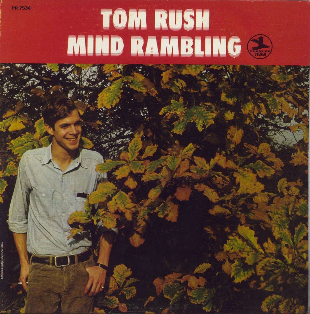 Tom Rush Mind Rambling US vinyl LP album (LP record) PR7536