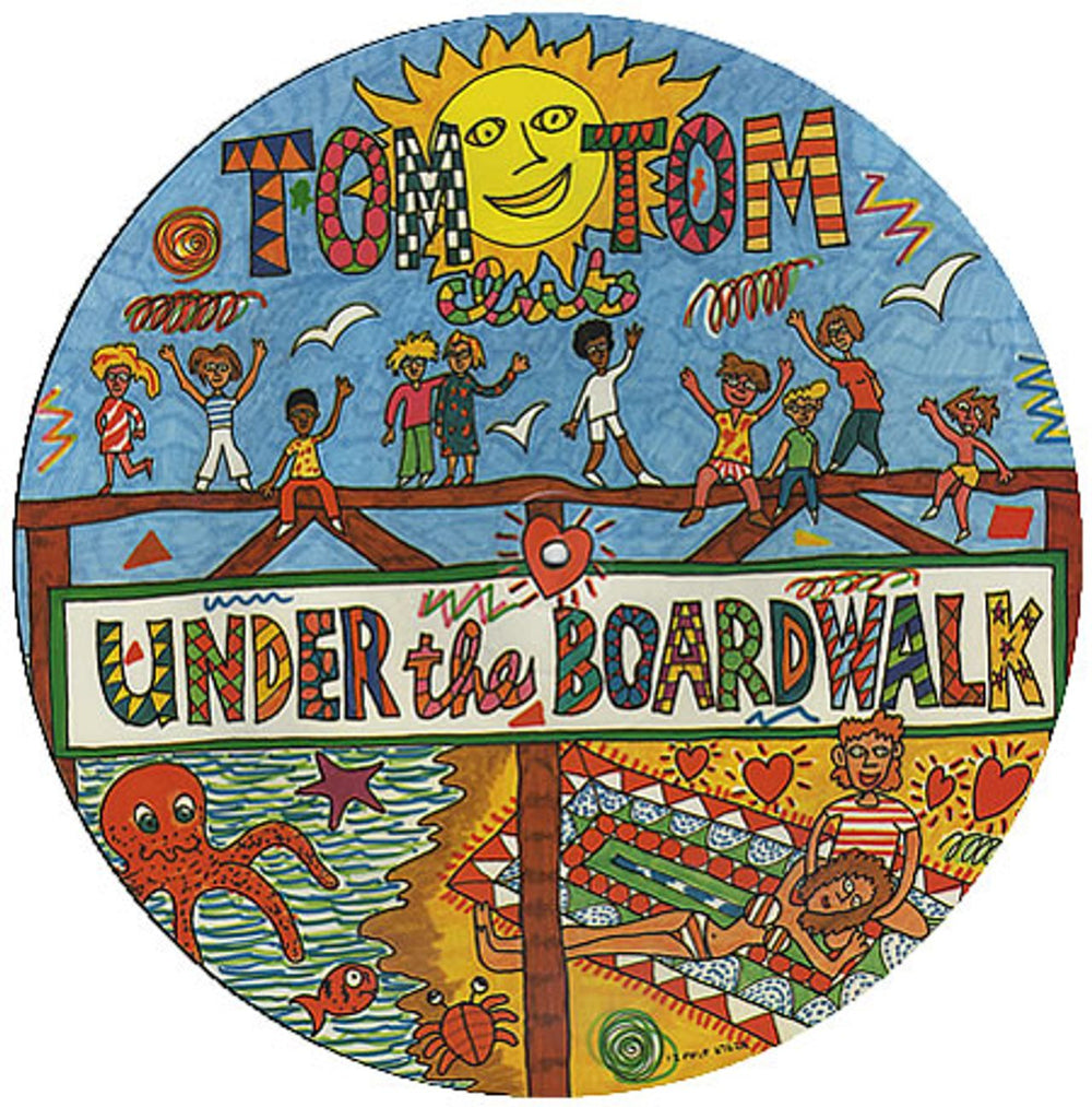 Tom Tom Club Under The Boardwalk UK 12" vinyl picture disc (12 inch picture record) 12PWIP6762