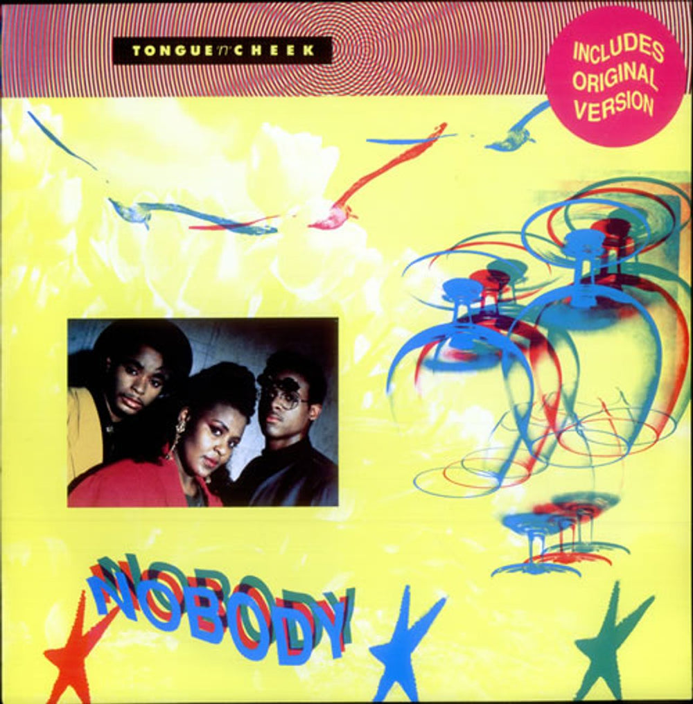 Tongue 'n' Cheek Nobody UK 12" vinyl single (12 inch record / Maxi-single) 12SY37