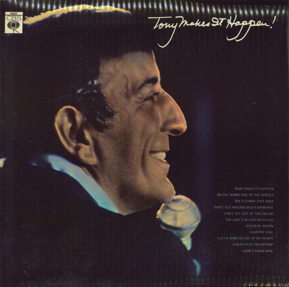 Tony Bennett Tony Makes It Happen! UK vinyl LP album (LP record) 63055