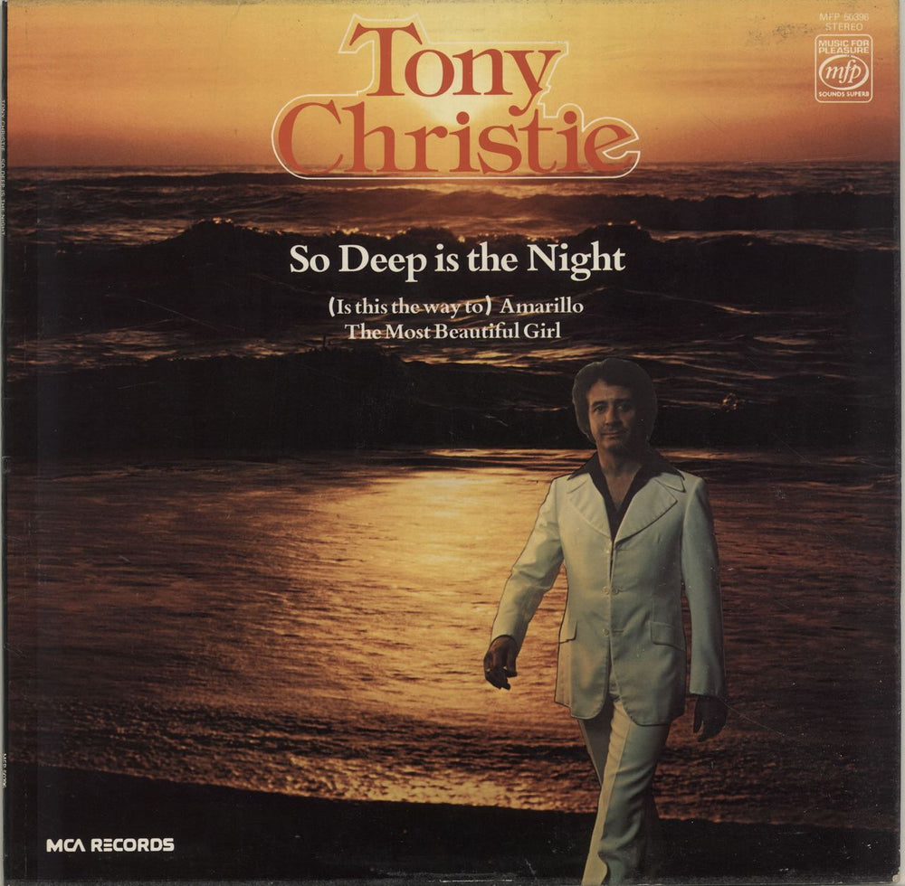 Tony Christie So Deep Is The Night UK vinyl LP album (LP record) MFP50396