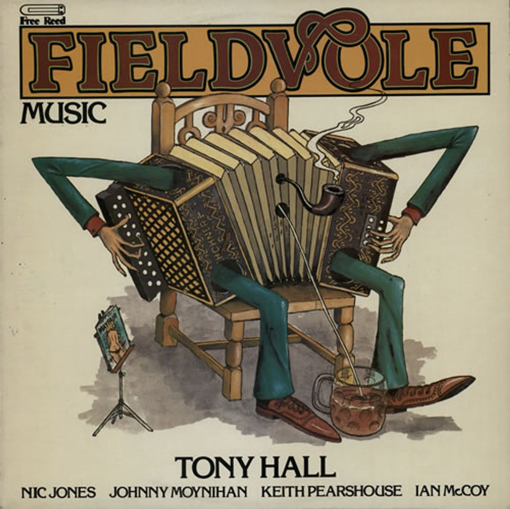 Tony Hall Fieldvole Music UK vinyl LP album (LP record) FRR012