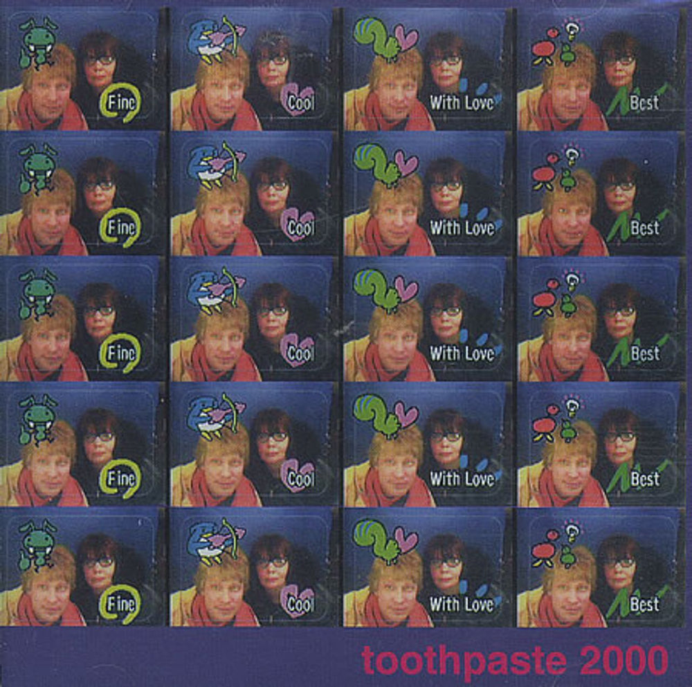 Toothpaste 2000 Fine Cool With Love Best US CD album (CDLP) PARASOL-CD-028