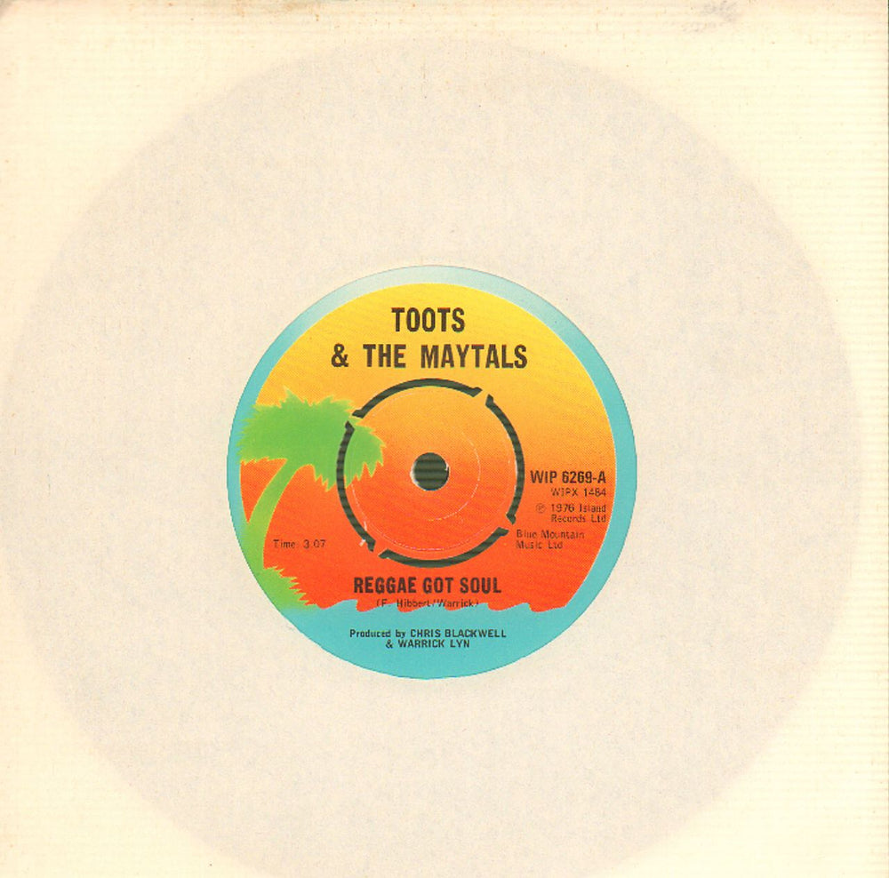 Toots & The Maytals Reggae Got Soul - 4-pr UK 7" vinyl single (7 inch record / 45) WIP6269