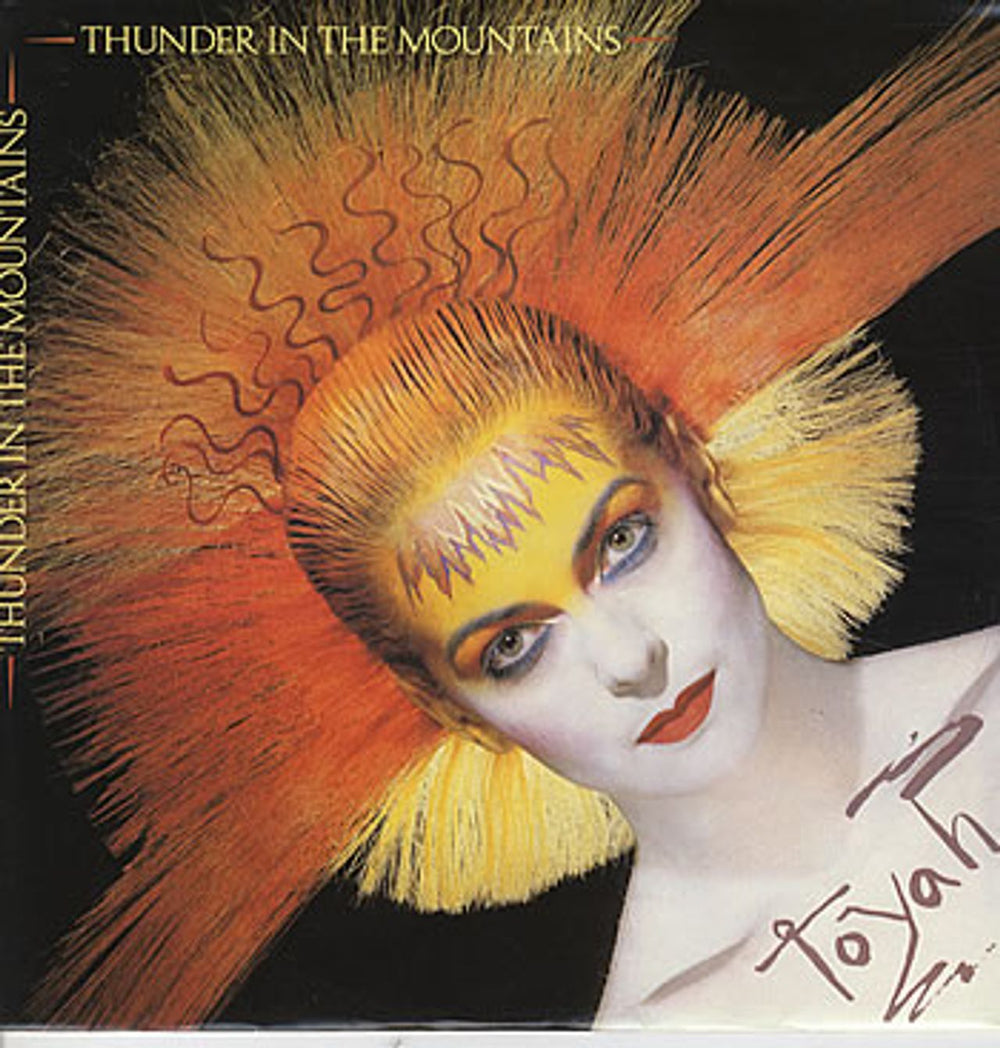 Toyah Thunder In The Mountains UK 12" vinyl single (12 inch record / Maxi-single) SAFEL38