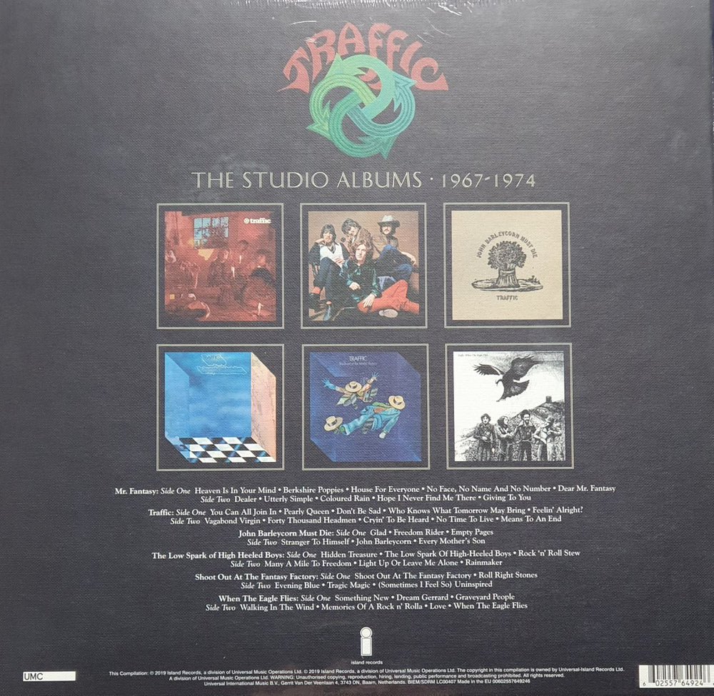 Traffic The Studio Albums 1967-1974 - 180gram - Sealed UK Vinyl Box Set TRFVXTH755333