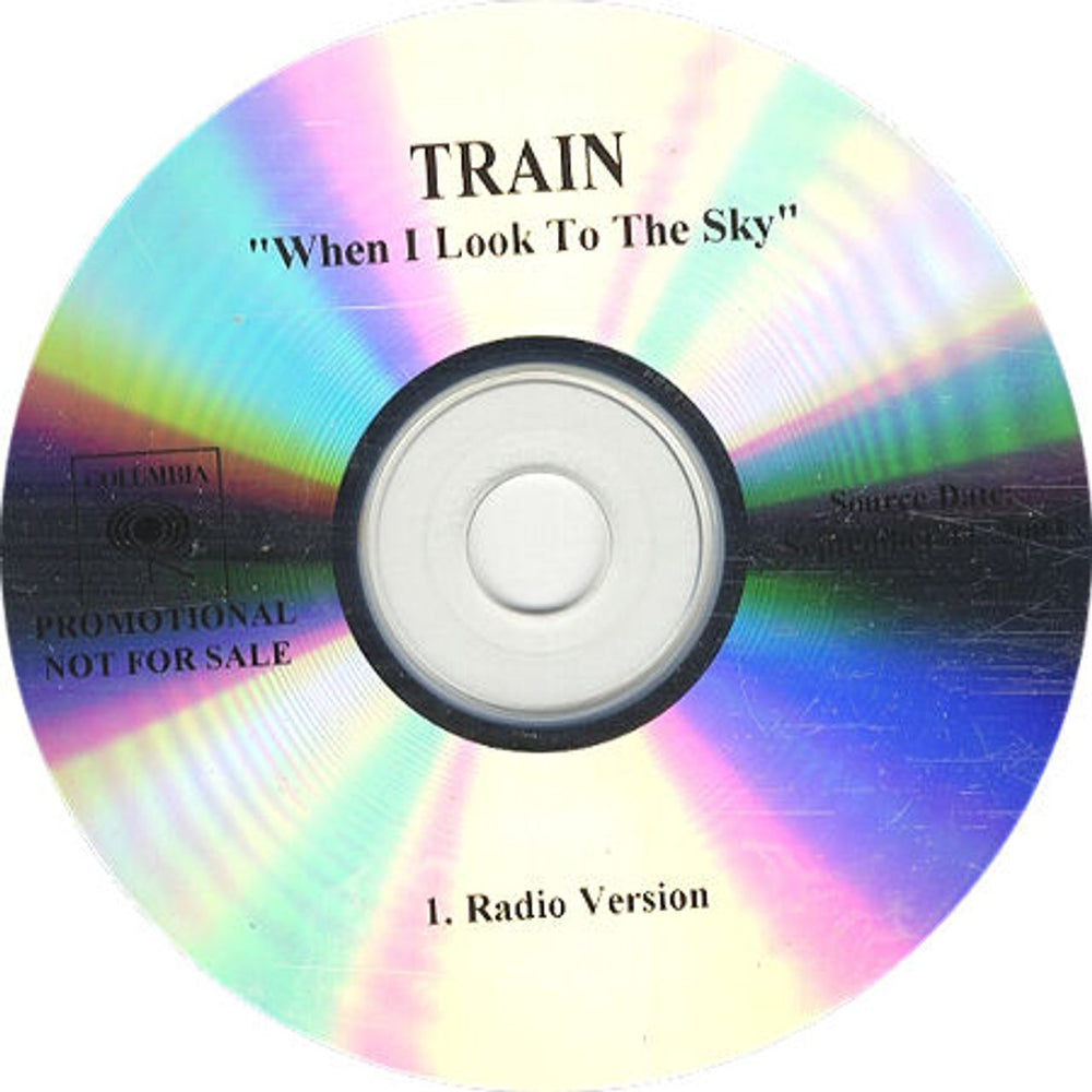 Train When I Look To The Sky US Promo CD-R acetate CDR-ACETATE