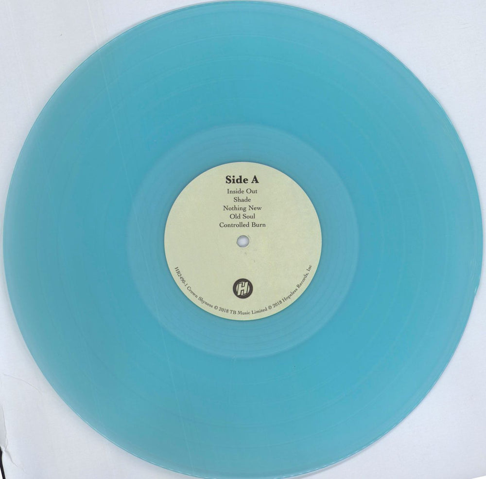 Trash Boat Crown Shyness - Electric Blue - shrink UK vinyl LP album (LP record) 55CLPCR819855