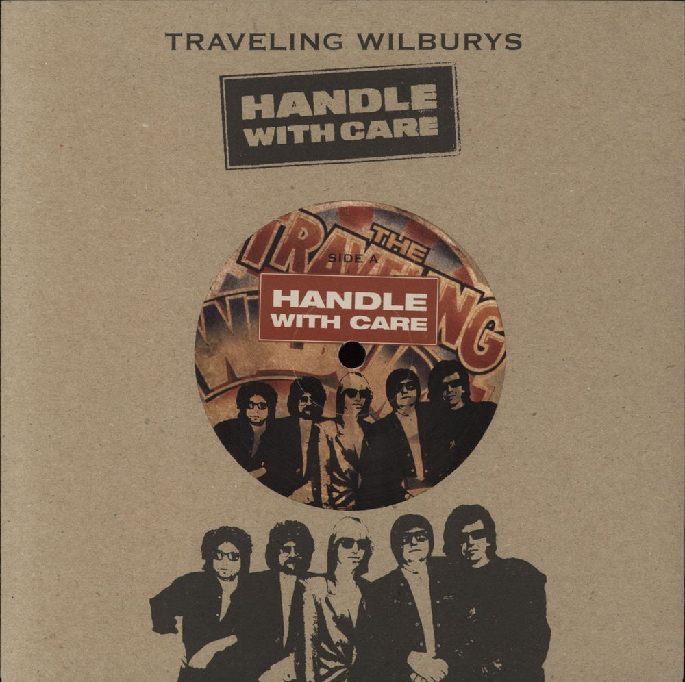 Traveling Wilburys Handle With Care UK 7" vinyl single (7 inch record / 45) RHI7-198908