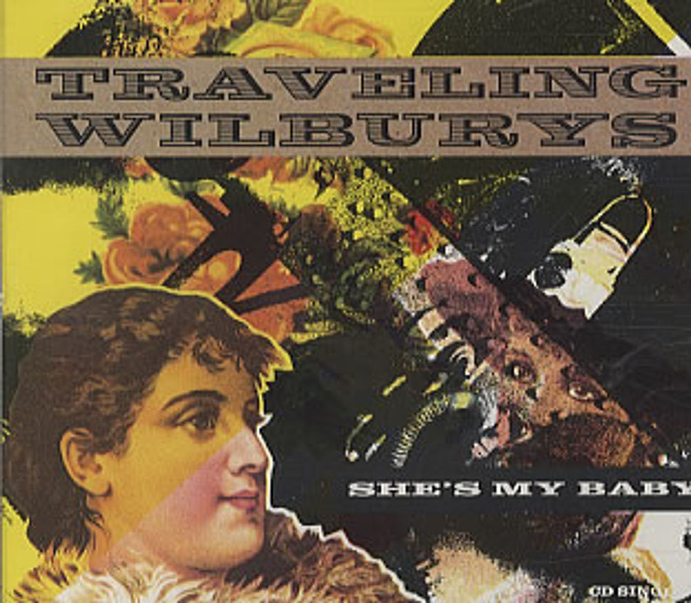 Traveling Wilburys She's My Baby German CD single (CD5 / 5") W9523CD