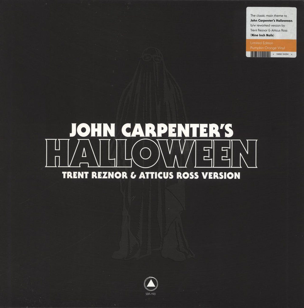 Trent Reznor John Carpenter's Halloween - Orange Vinyl - Mispress UK 12" vinyl single (12 inch record / Maxi-single) SBR-190