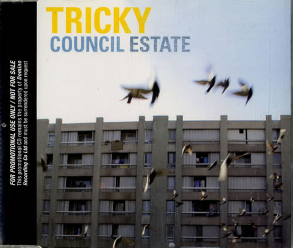 Tricky Council Estate UK Promo CD single (CD5 / 5") RUG275CDP