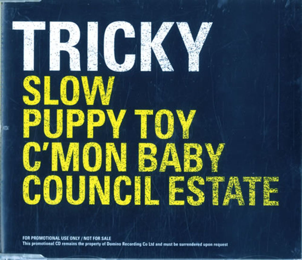 Tricky Radio Edits UK Promo CD single (CD5 / 5") RUG307CDP