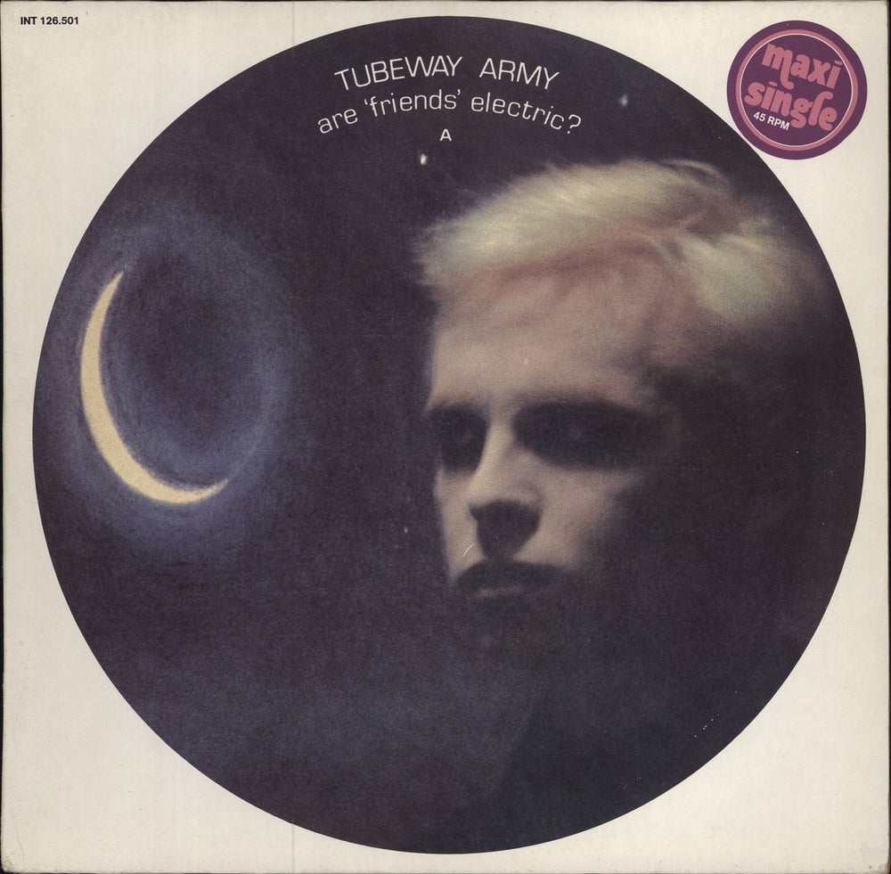 Tubeway Army Are 'Friends' Electric? - EX German 12" vinyl single (12 inch record / Maxi-single) INT126.501