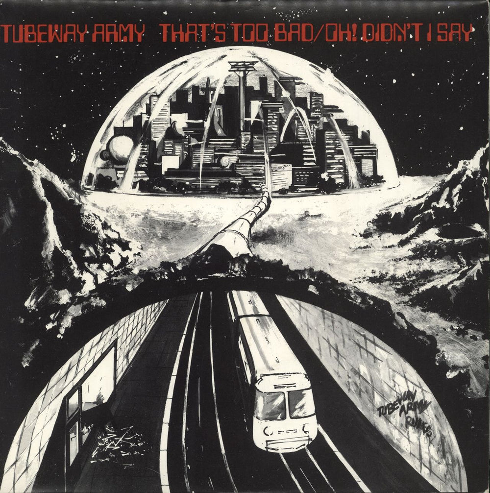 Tubeway Army Bombers / That's Too Bad - Double Pack UK 7" vinyl single (7 inch record / 45) BACK2