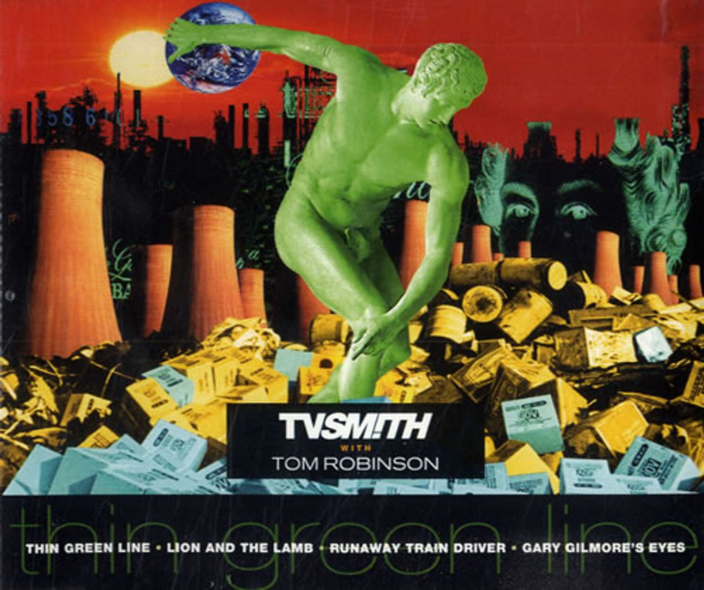 TV Smith Thin Green Line UK CD single (CD5 / 5") HUM8