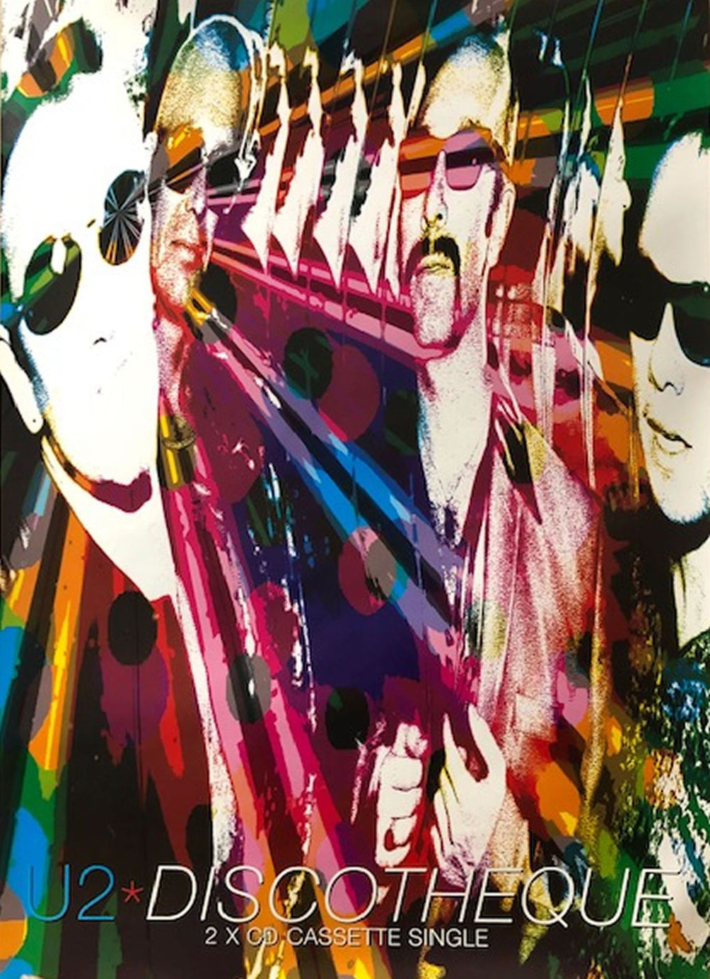 U2 Discotheque UK Promo poster 28 X 20