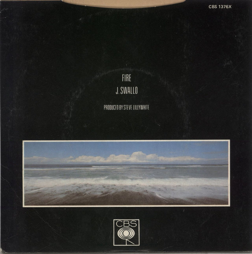 U2 Fire - Sunburst label Irish 7" vinyl single (7 inch record / 45)