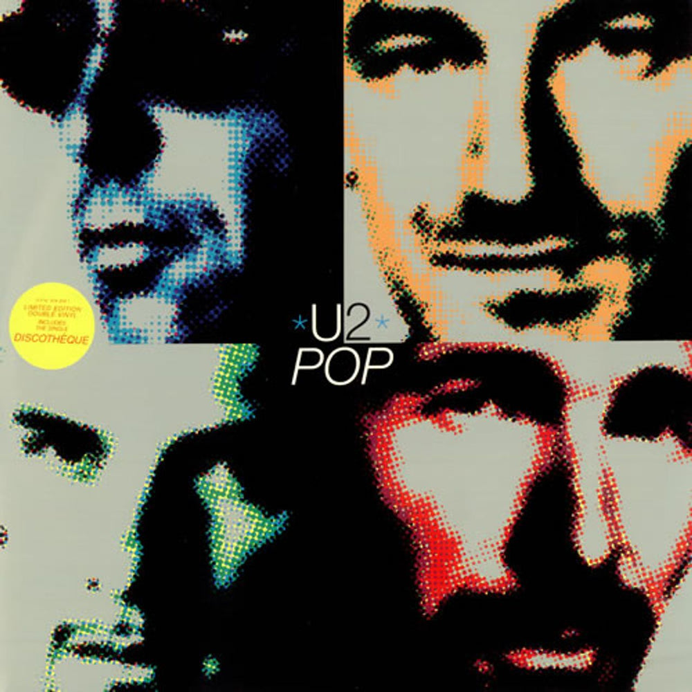 U2 Pop UK 2-LP vinyl record set (Double LP Album) U210