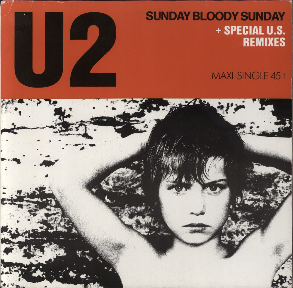 U2 Sunday Bloody Sunday - 2nd - VG German 12" vinyl single (12 inch record / Maxi-single) 600820