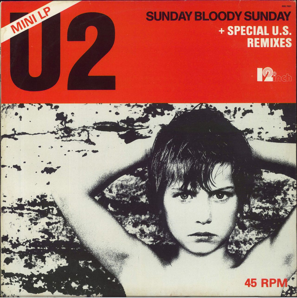 U2 Sunday Bloody Sunday Brazilian 12" vinyl single (12 inch record / Maxi-single) 608.7001