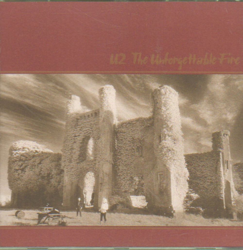 U2 The Unforgettable Fire UK CD album (CDLP) IMCD236