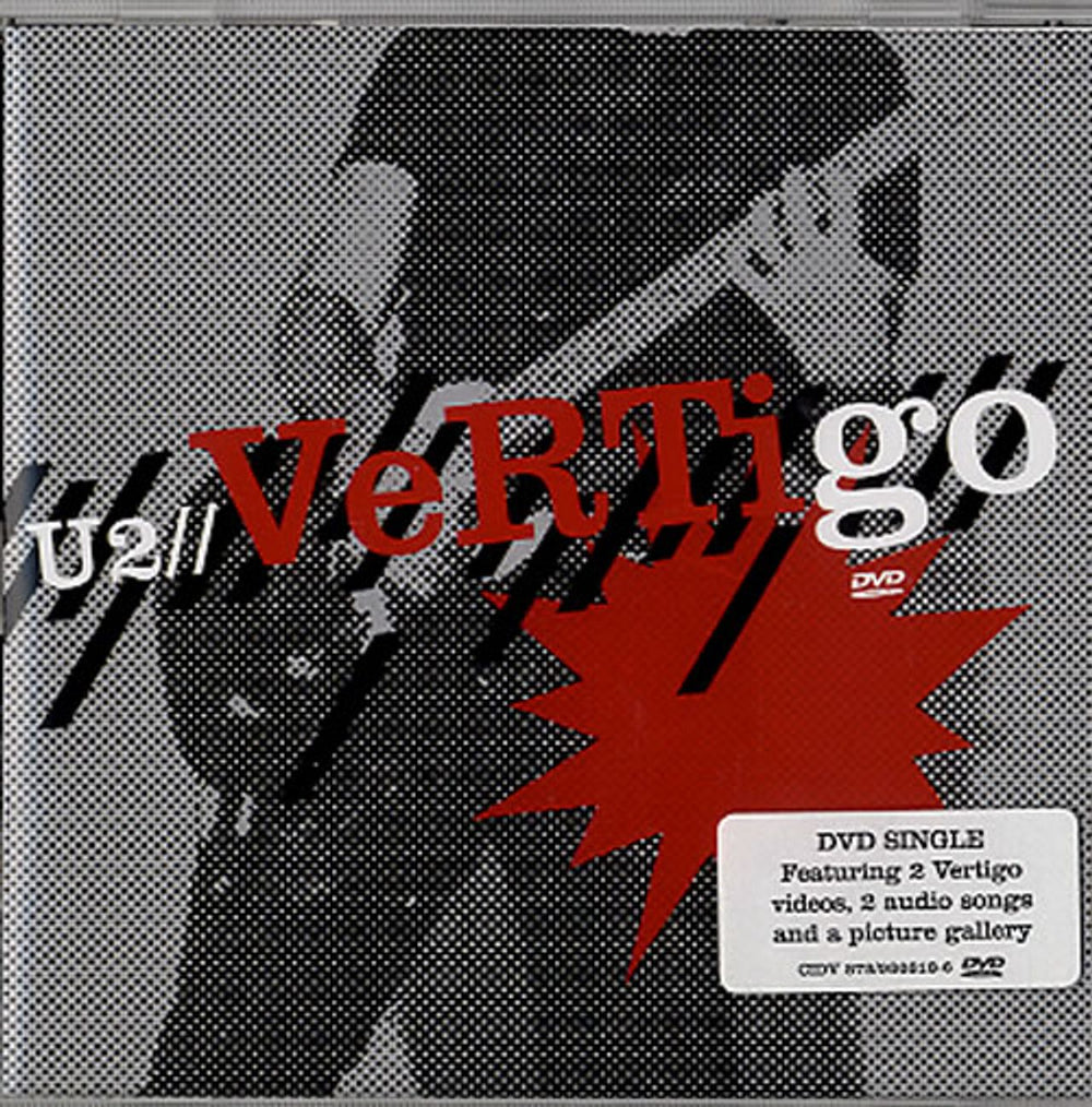 U2 Vertigo UK DVD Single CIDV878