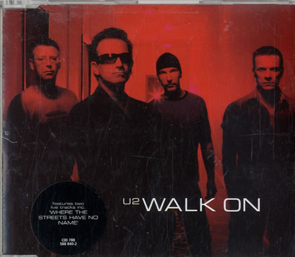 U2 Walk On UK 2-CD single set (Double CD single) U-22SWA201309