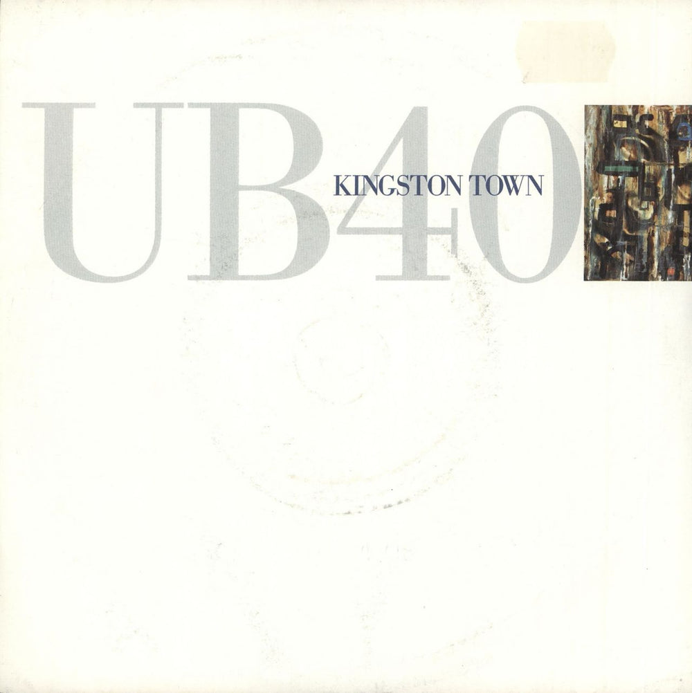 UB40 Kingston Town - Injection Labels UK 7" vinyl single (7 inch record / 45) DEP35