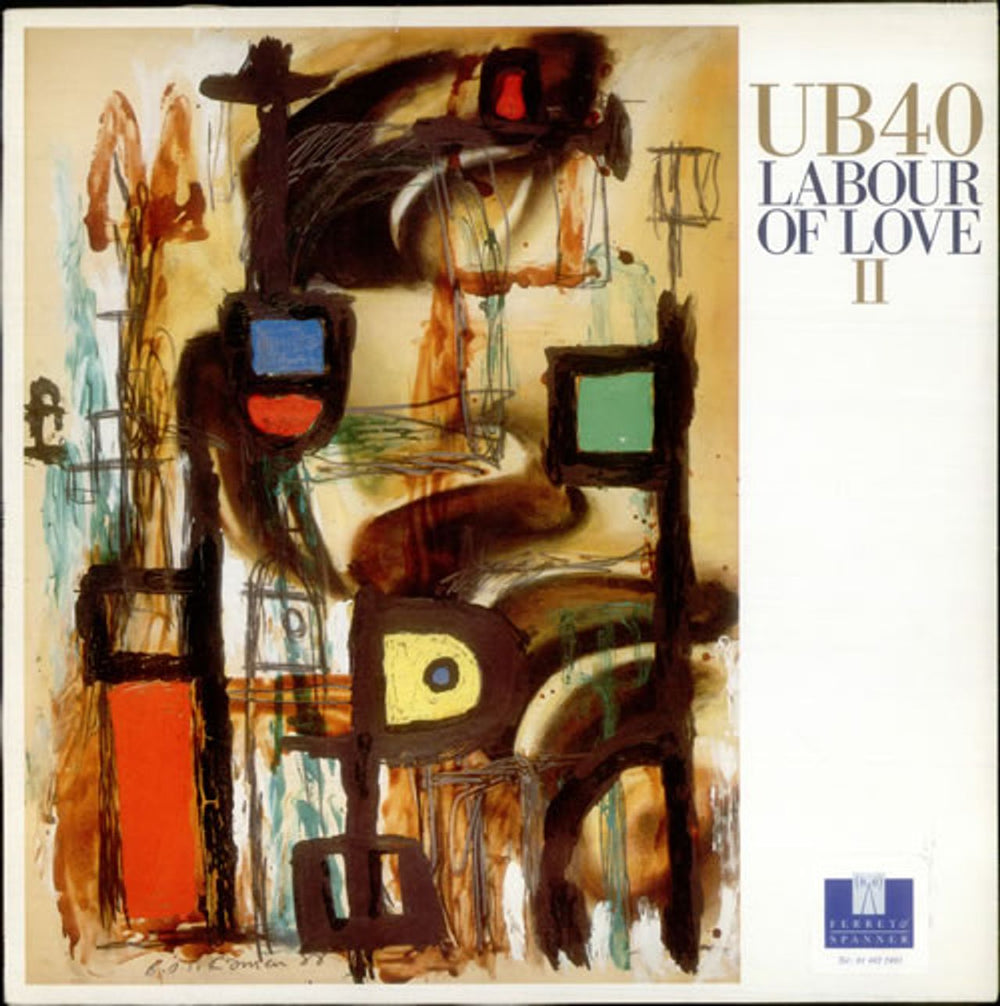 UB40 Labour Of Love II UK vinyl LP album (LP record) LPDEP14