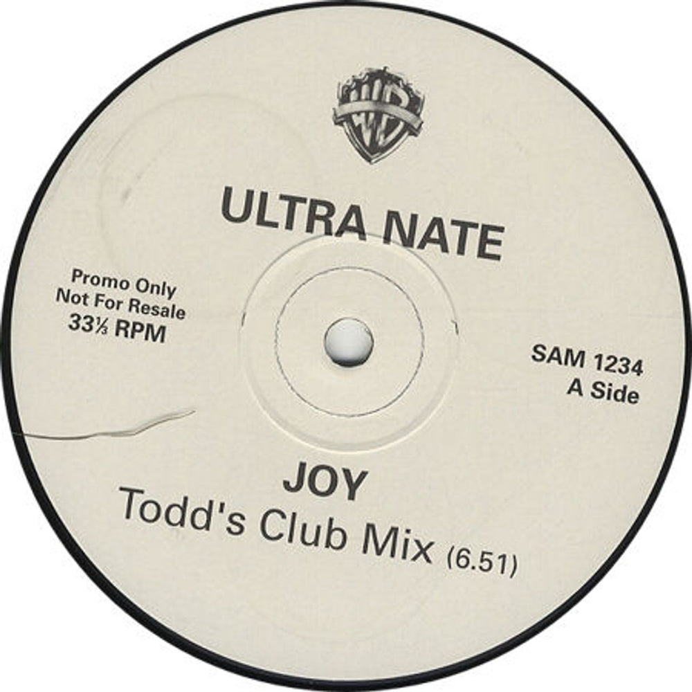 Ultra Naté Joy UK Promo 12" vinyl single (12 inch record / Maxi-single) SAM1234