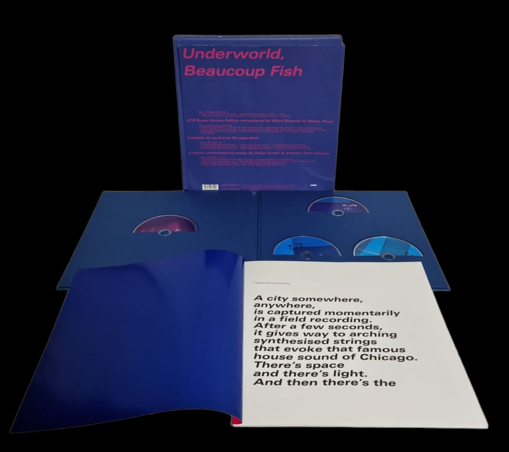 Underworld Beaucoup Fish - Super Deluxe 4CD + Art Book UK CD Album Box Set UDWDXBE799246